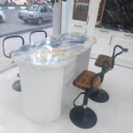 صندلی زیمر چوبی چرخشی با ارتفاع قابل تنظیم آوا صنعت